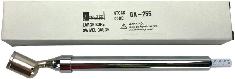 Haltec GA-255 Large Bore Swivel Foot Air Gauge 360 Degree Swivel 10-150 psi - Image 1