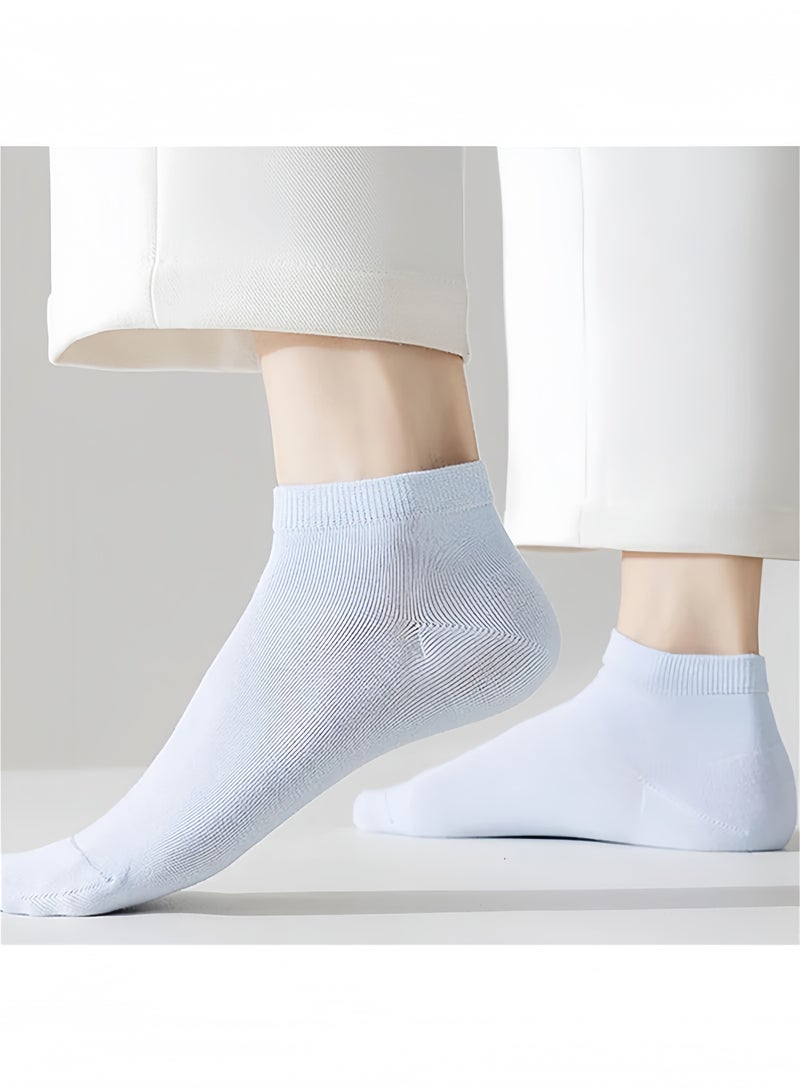 BELANO Women’s Breathable Mesh Cotton Ankle Socks 5 Pairs, Soft Low Cut, Lightweight for Daily Wear, Spring Summer Fall, 5 Colors - Image 5
