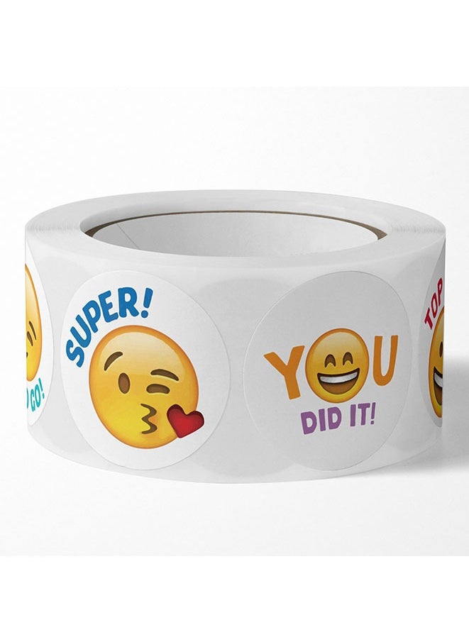 Round Shape Smiling emoticon Sticker Roll Multicolor 500 Stickers 1 Inch 8 Classic Pattern - pzsku/ZCD03DA2A343C9D08A3E7Z/45/_/1724485301/186b1707-4c0f-424d-b84e-fe33d73cc3bb