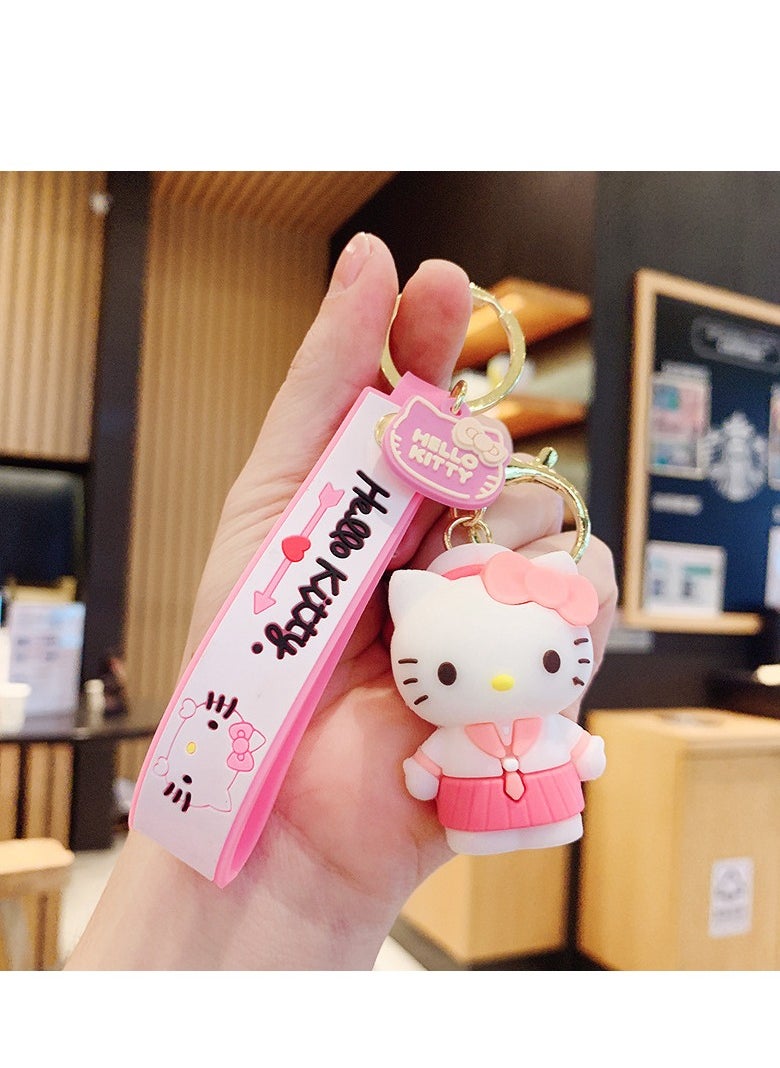 Hello Kitty Hello Kitty Soft Rubber Doll Keychain  - Image 2