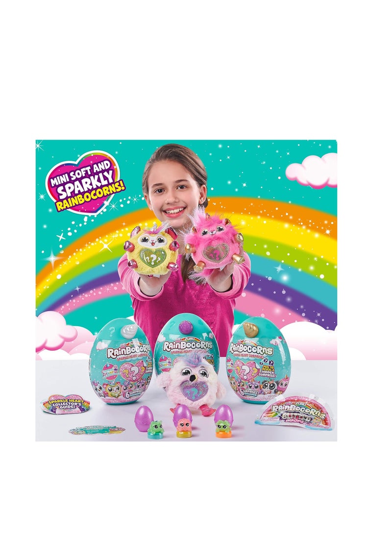 Rainbocorns - Plush Sparkle Heart Surprise Series 2 Unicorn - Image 1