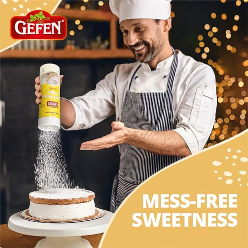 Gefen Confectioners Sugar Shaker, 8.8oz | Powdered Sugar Duster | Corn Free | Gluten Free | Premium Confection Sugar | Kosher - Image 3