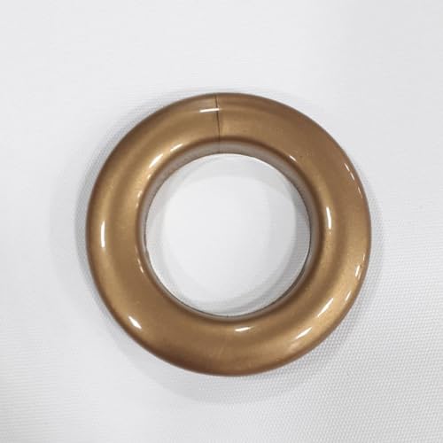 FAPBADRI Curtain Eyelet Rings with Back Lock (Male & Female), Suitable for a 1 inch Pipe, Colour Gold, 20 Pieces - Image 3