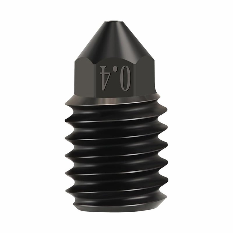 Hardened Steel High Temperature Resistant 3D Printer Nozzle 0.4mm 2 Pcs - Image 1