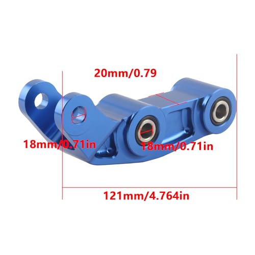 ABCERRSI Dirt Bike Rear Shocks Progressive Suspension Link34 Adjustable Motorcycle Suspension Linkage for Sur Ron Light Bee S XBlue - Image 3