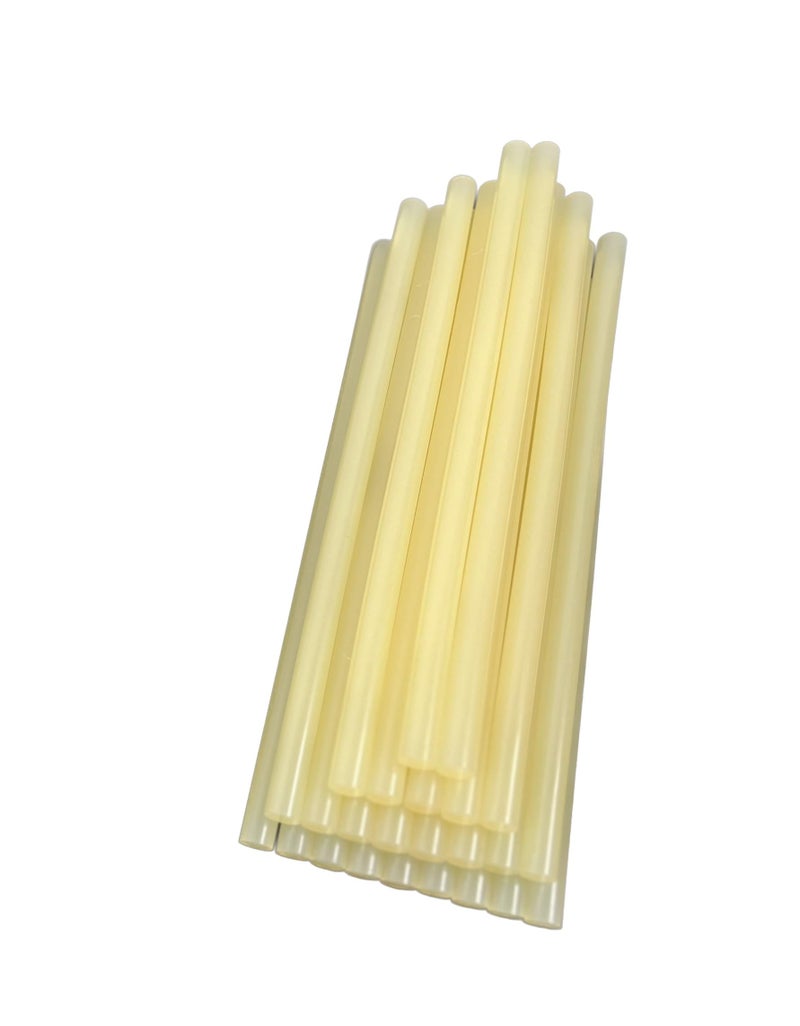 10 Hot Glue Sticks 716 Diameter 24 Pack in High Bond Amber for Paintless Dent Removal Glue Pulling Glue Tabs A42 DentMagicToolscom