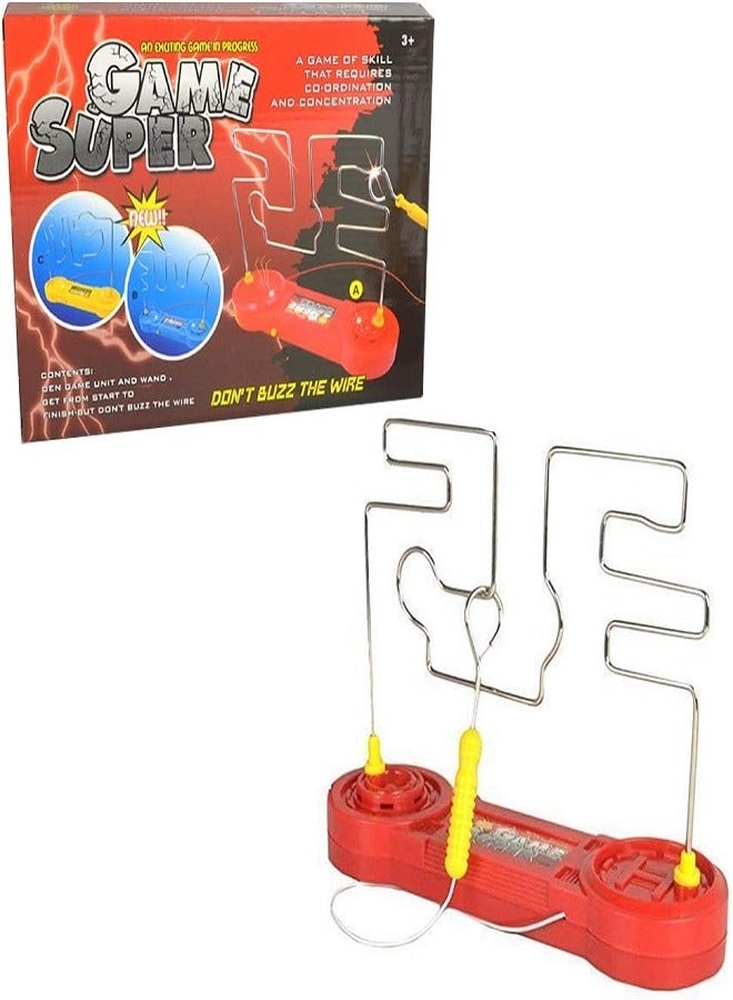Super Nerve Game Wire Skill Maze Childrens Adults Nerves Touch Classic Retro Family Time Kids - Image 4