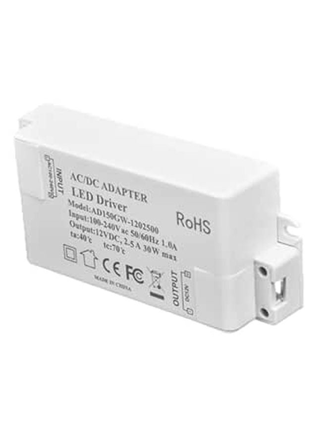Dimmable 30W LED Driver 12V ABS Transformer No Flicker For Kitchen Bathroom Lighting - Image 1