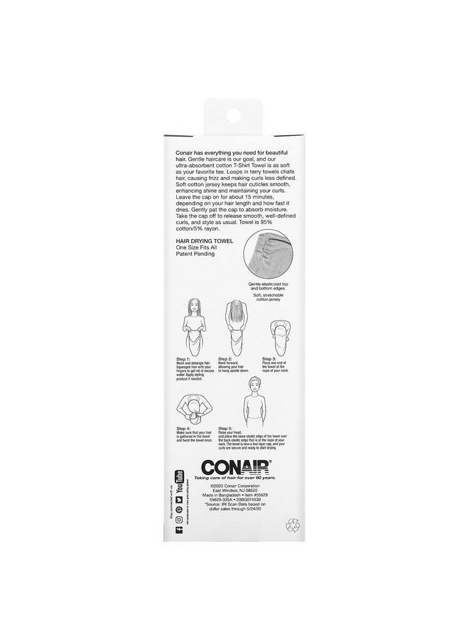 CONAIR Conair T-Shirt Towel Multi-Colored - Image 2