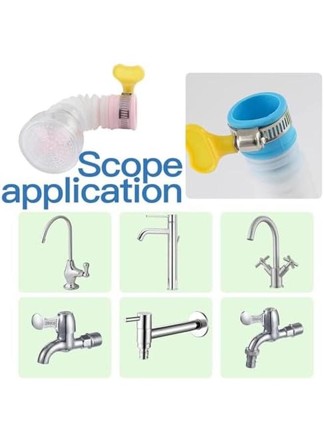 ECVV Portable Faucet Mount Filter Purified Water Filter Adjustable Tap Kitchen Faucet Booster For Kitchen Bathroom Fits Standard Faucets Easy To Install - Image 4