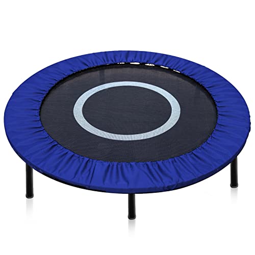 Tatuo Trampoline Spring Cover Round Small Trampoline Replacement Safety Cover 600D Oxford Cloth Optional for Serviceable Waterproof Frame for Home36 Inch6 HoleBlue - Image 1