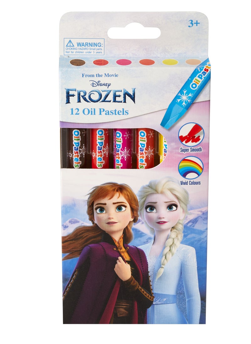 Disney Frozen 12Pc Oil Pastels  - Image 1