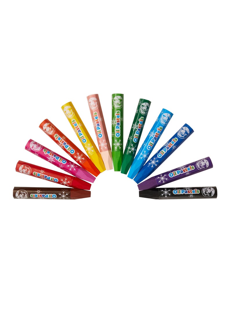 Disney Frozen 12Pc Oil Pastels  - Image 3