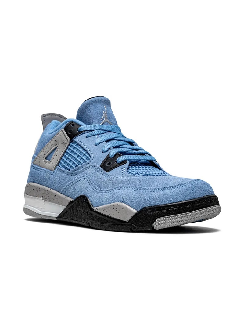 Nike Nike Jordan 4 Retro mma Shoes for Boys & Girls - University Blue  - Image 1