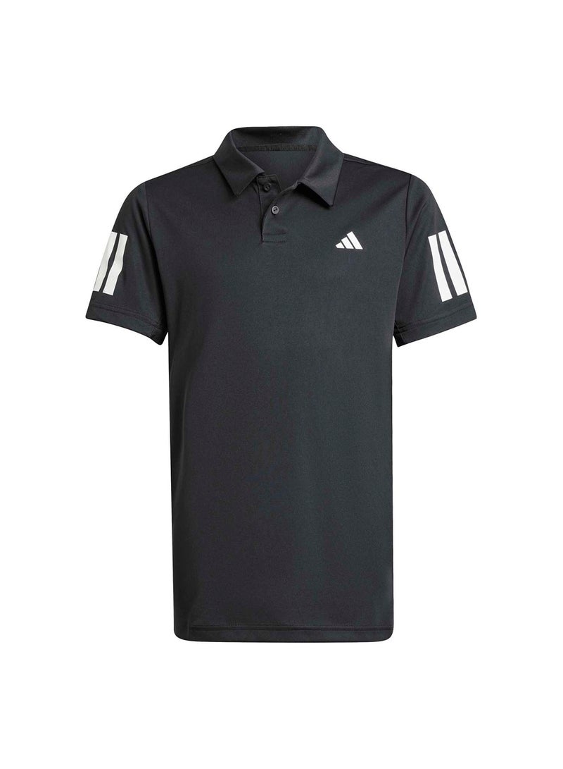 Adidas Boys Club Tennis 3-Stripes Polo Shirt - Image 2
