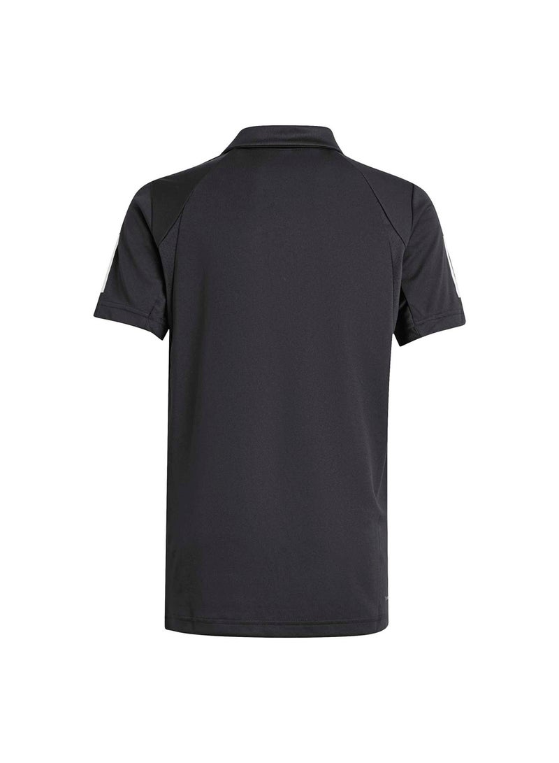 Adidas Boys Club Tennis 3-Stripes Polo Shirt - Image 3