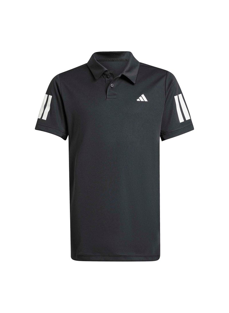 Adidas Boys Club Tennis 3-Stripes Polo Shirt - Image 1