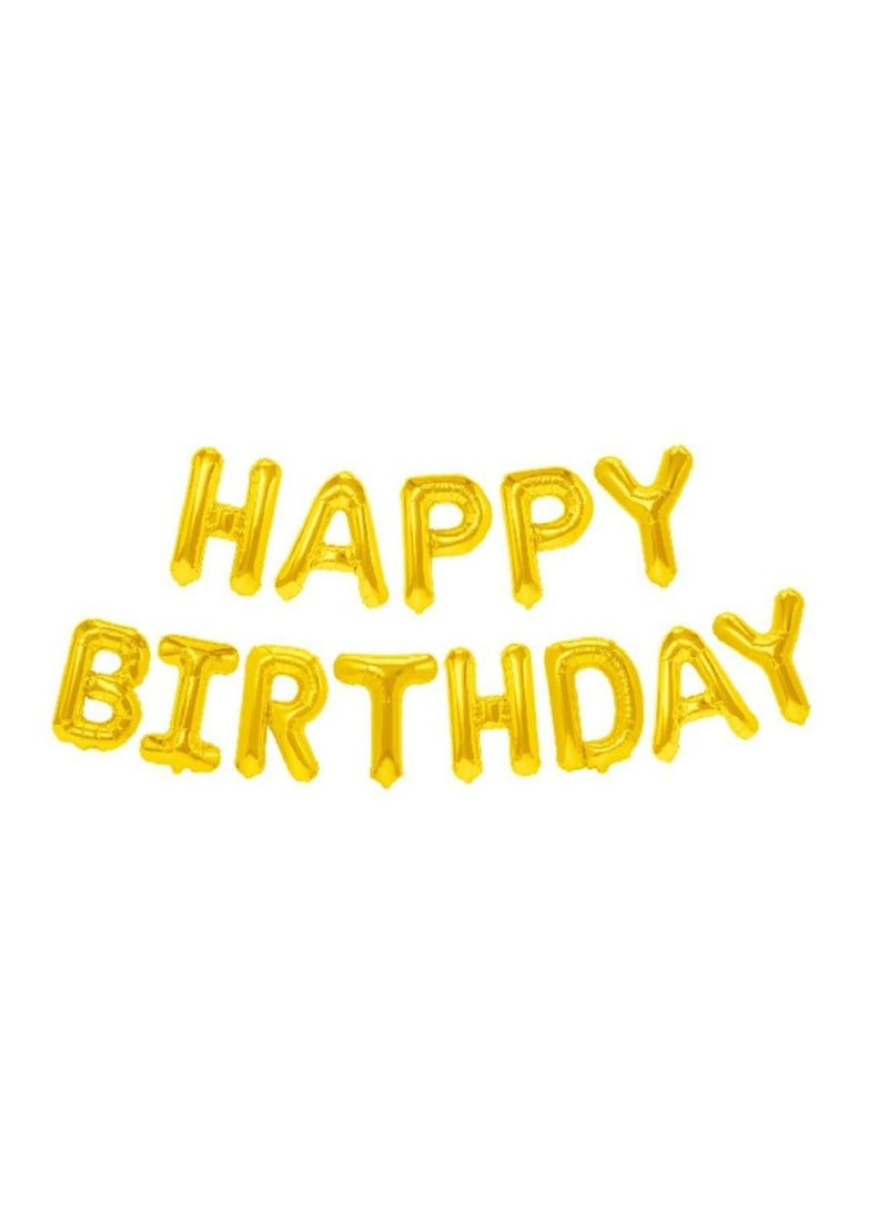 Party Balloons With Happy Birthday Banner - Image 3