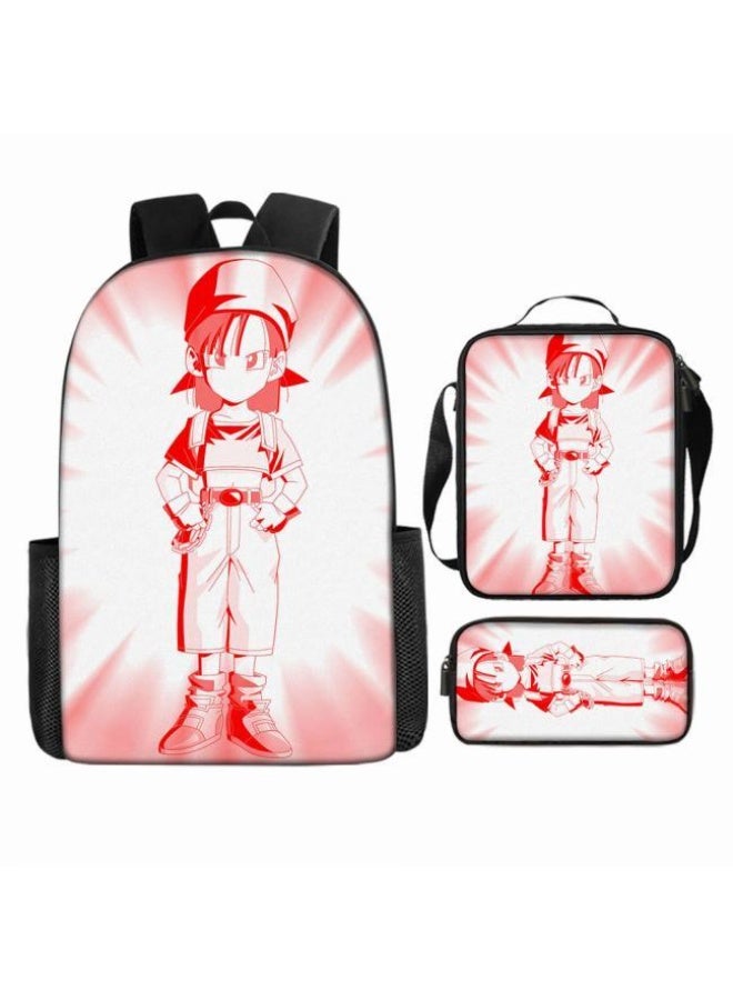 عام حقيبة الظهر المطبوعة الشائعة - مجموعة حقيبة الظهر المكونة من ثلاث قطع (يمكن استخدامها للطلاب والأطفال والأصدقاء للنزهات وتسلق الجبال وما إلى ذلك) - 49 - Image 2