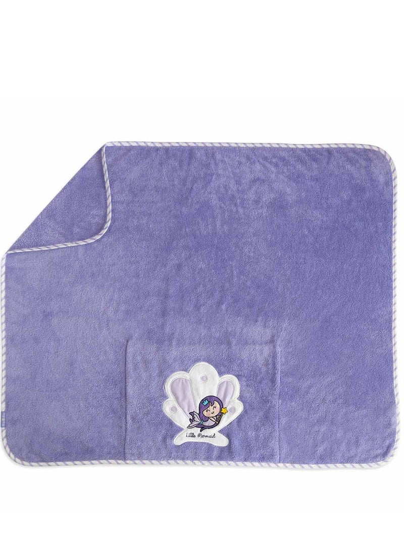 Milk & Moo Milk&Moo Little Mermaid Ultra Soft Swaddle Baby Blanket  - Image 1