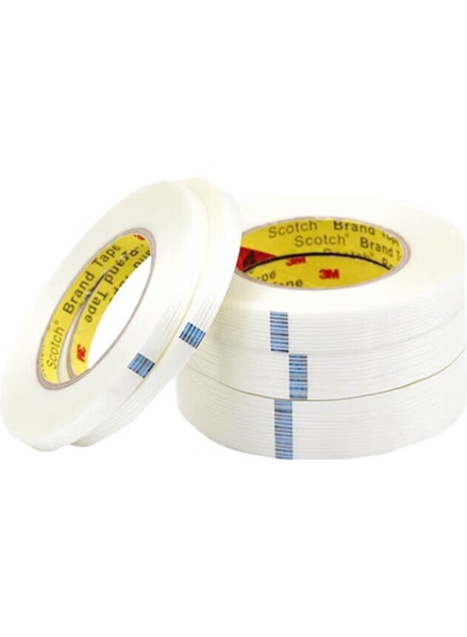 3M 3M Transparent Strong Adhesive Tape, Fiberglass Cloth 8915, Fixed Binding, High Tensile Strength, Residue-Free, Heat-Resistant, 10Mm*55M, Single Roll - Image 3