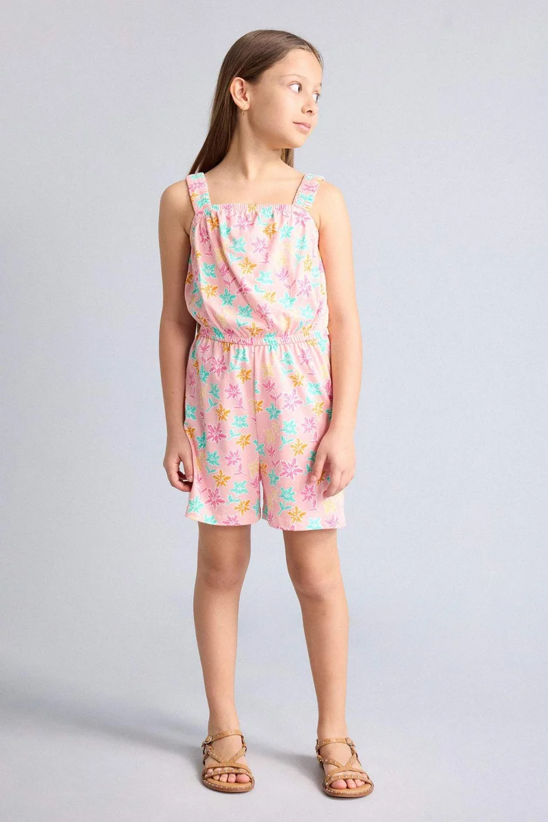 ديفاكتو Regular Fit Sleeveless Jumpsuit