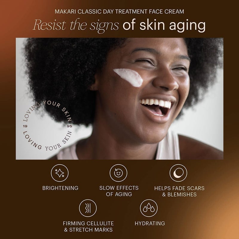 MAKARI Classic Day Radiance Face Cream (1.85 fl oz) | Daily Moisturizing Cream for Marks and Uneven Areas | Hydrating Day Cream for Dry & Maturing Skin - Image 5