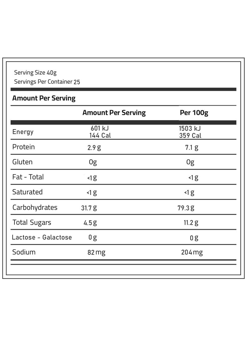 Adonis Cream of Rice - Caramel Peanut Butter - (1 kg) - Image 2