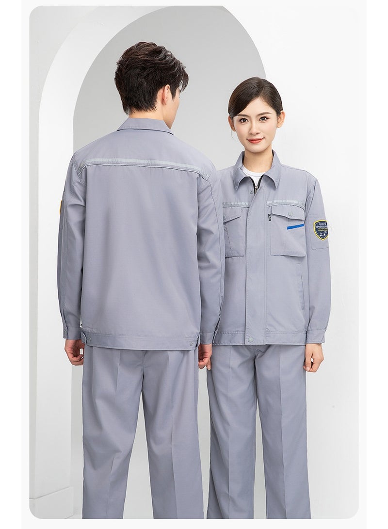 NIBEMINENT Thin Suit Wear-Resistant Breathable Auto Repair Work Clothes Welding Suit Electrician Anti-scald Work Clothes - Image 2