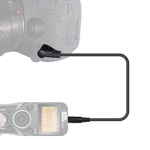 PIXEL 3.5mm N3 Remote Release Cable Remote Controls Connector Cable for Canon Eos 5D Mark IV, 5DS, 5DS R, 5D, 6D, 7D, 50D, 40D, 30D, 20D, D60, D30, EOS-1V, EOS-3 R5 - Image 3