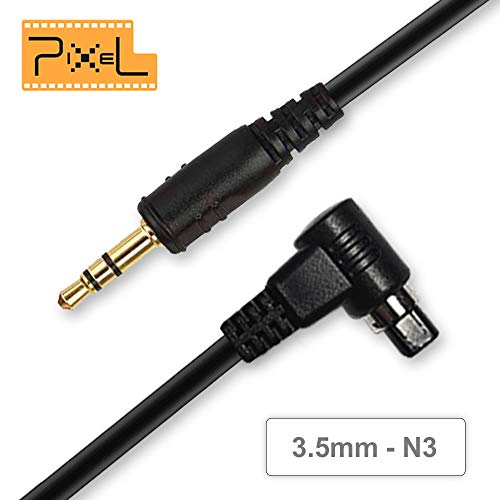 PIXEL 3.5mm N3 Remote Release Cable Remote Controls Connector Cable for Canon Eos 5D Mark IV, 5DS, 5DS R, 5D, 6D, 7D, 50D, 40D, 30D, 20D, D60, D30, EOS-1V, EOS-3 R5 - Image 2