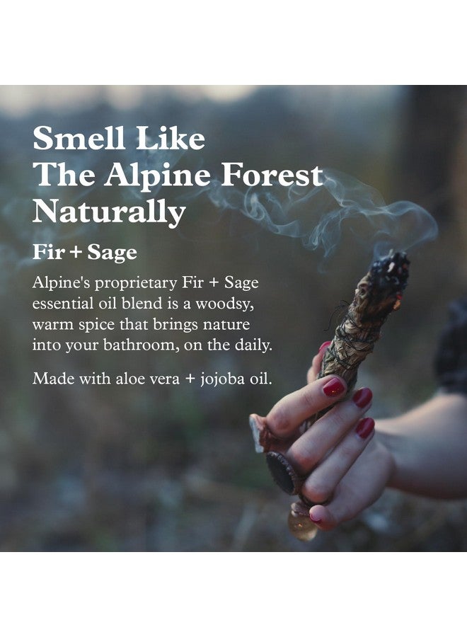 ألباين بروفيجونز غسول الجسم Alpine Provisions Natural Fir + Sage، 16.9 أونصة سائلة في زجاجة ألومنيوم خالية من البلاستيك - Image 3