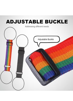 Oasisgalore 2 Pcs Elastic Fastening Belt for Luggage，Adjustable Luggage Straps Travel Belt for Suitcase Carry on Bag(Black)  - Image 3