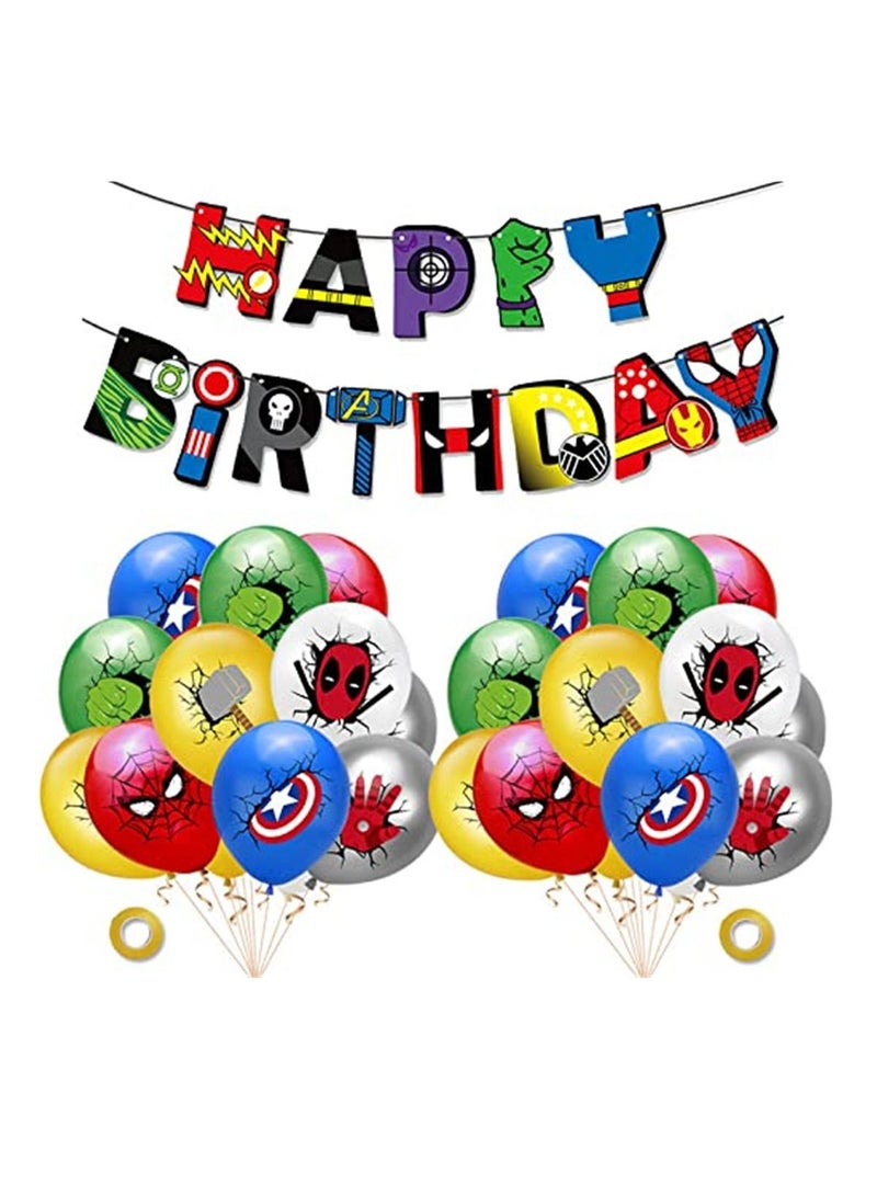 سوبر هيرو زينة عيد ميلاد الحزب سوبر هيرو لوازم الأطفال الفتيان والفتيات - Image 5