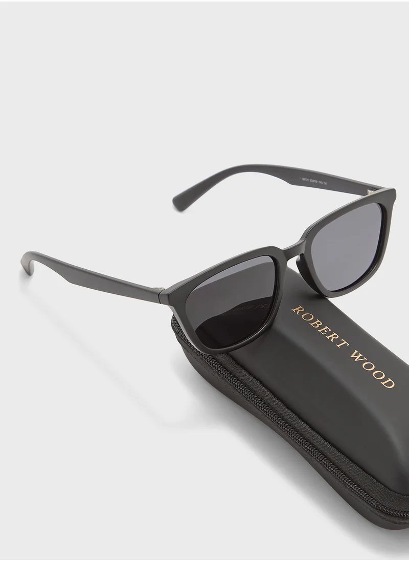 روبرت وود Polarized Lens Classic Wayfarer Sunglasses