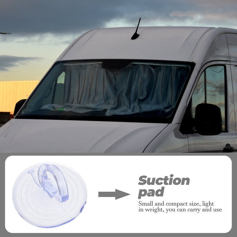 100pcs الزجاج الأمامي كوب شفط Sunshade 3.5 سم الزجاج الأمامي وسادة شفط المصاصة - Image 4