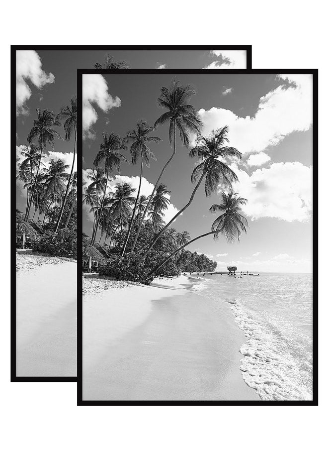 MCS Original Poster Frame 20x28 Black Lightweight Vertical  Horizontal Wall Hanging Large Picture Frame for Posters Art Prints  Gallery Wall 2Pack