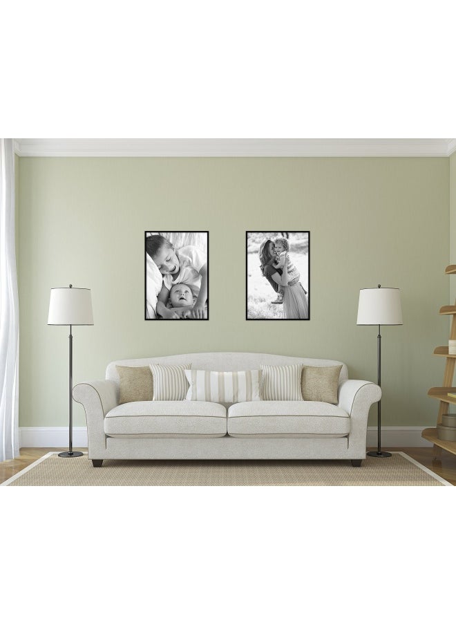 MCS Original Poster Frame 20x28 Black Lightweight Vertical  Horizontal Wall Hanging Large Picture Frame for Posters Art Prints  Gallery Wall 2Pack