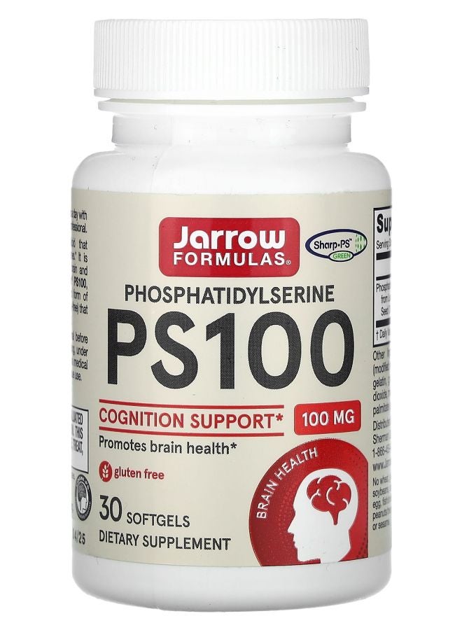 jarrow formulas PS 100 Phosphatidylserine 100 mg 30 Softgels