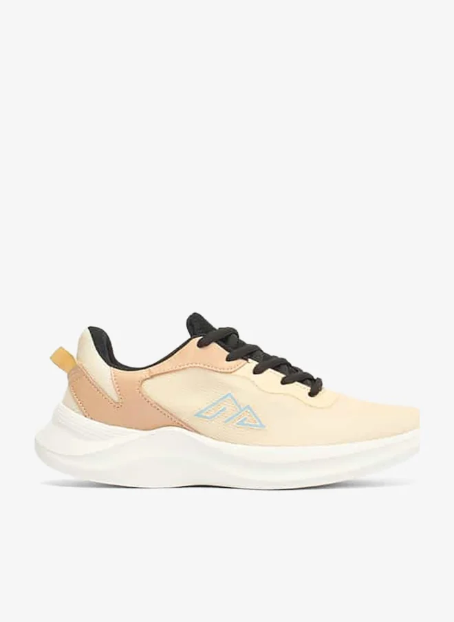 Women Textured Lace-Up Sports Shoes with Pull Tabs