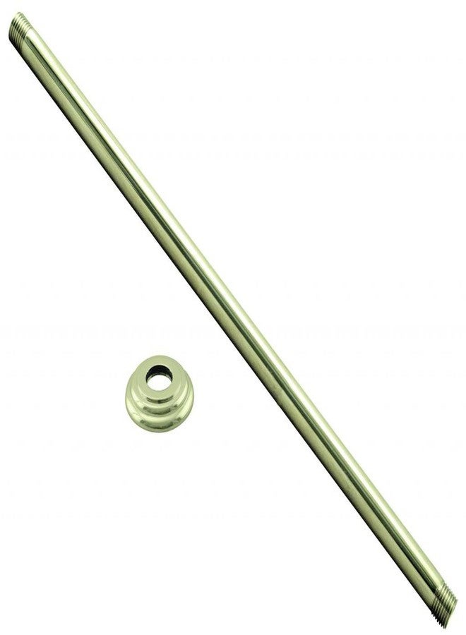 ويست براس ذراع دش Westbrass مثبت في السقف، مقاس 1/2 بوصة IPS × 36 بوصة، مع شفة، نحاس مصقول، D3636A-01 - Image 2