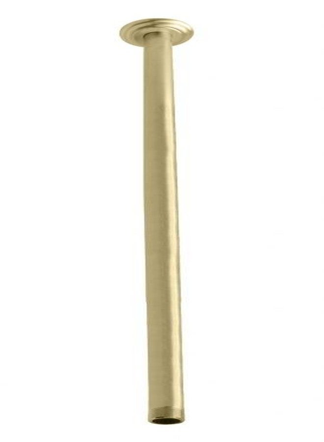 ويست براس ذراع دش Westbrass مثبت في السقف، مقاس 1/2 بوصة IPS × 36 بوصة، مع شفة، نحاس مصقول، D3636A-01 - Image 1