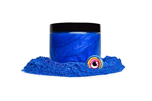 Eye Candy Pigments Premium Blue Mica Powder - Busan Blue (50gr) - for Epoxy, Resin, Soap, Paint, Woodworking, Acrylic Pouring, Bath Bombs, Fishing Lures - DIY Arts and Crafts Additive - Image 5
