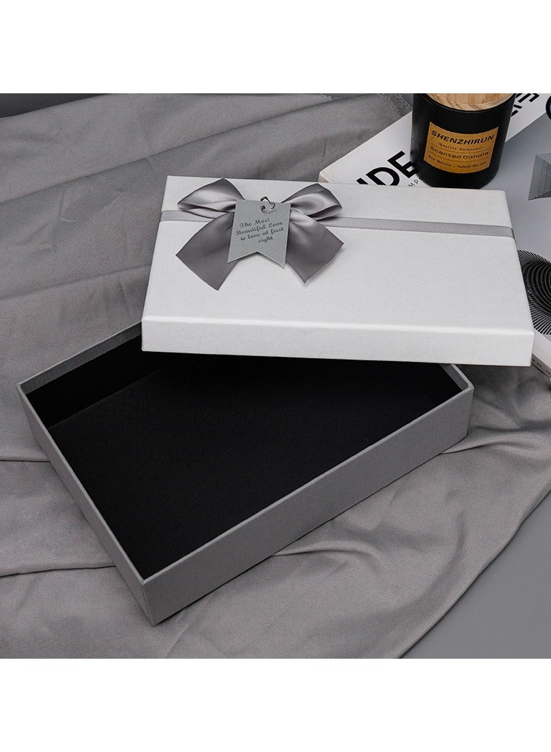 PEI  AN Elegant White Gift Box – Premium "Heaven & Earth" Lid Luxury Packaging for Birthdays, Anniversaries & Special Occasions(4 Pieces)  - Image 2