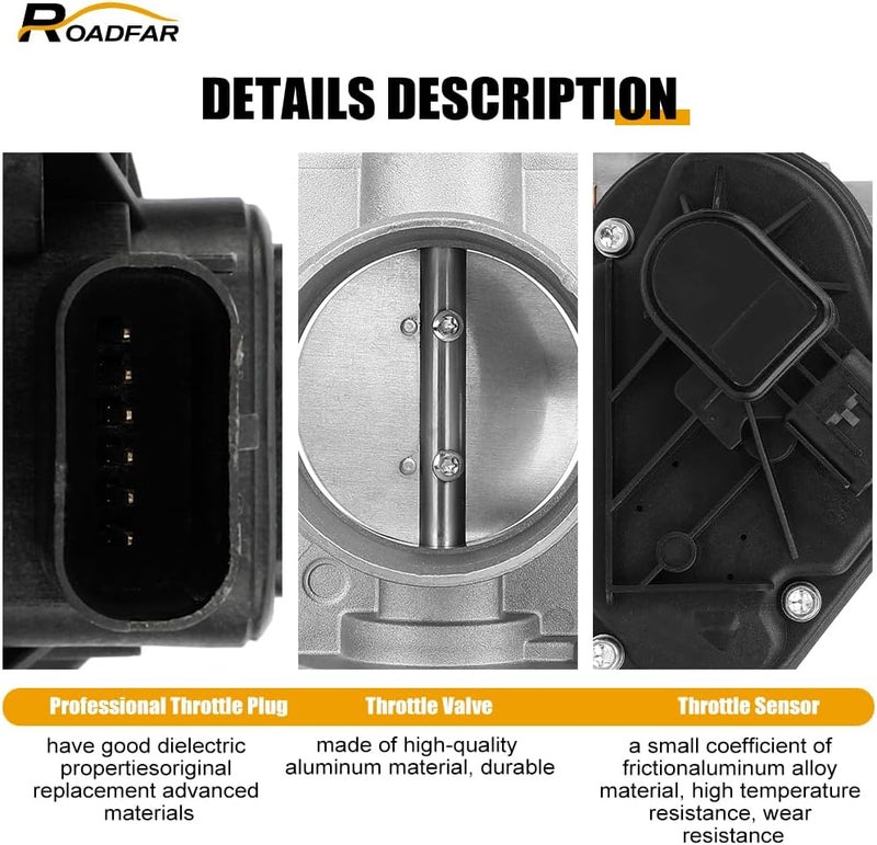 ROADFAR Electric Throttle Body S20025 for Ford and Mercury Vehicles - Image 2