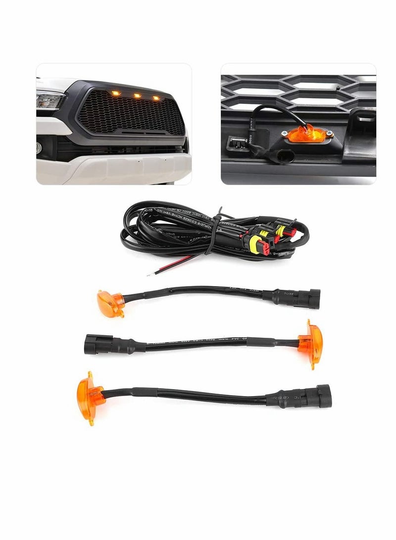 SYOSI Car Grille Light, Grill Light Repalcement Front Grille Light LED Lights Bumper Grille Lamp, Auto Front Grille Driving Light Kit, Improved Car Styling Appearance for Improved Car Styling - Image 4