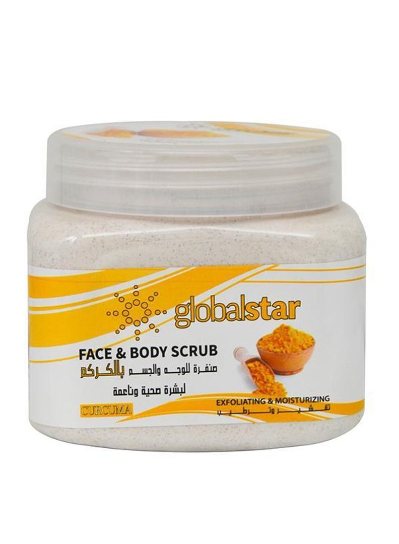 Global Star Turmeric Face and Body Scrub 500 ml - Image 1