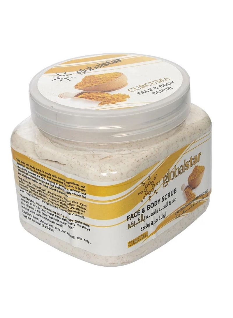 Global Star Turmeric Face and Body Scrub 500 ml - Image 2