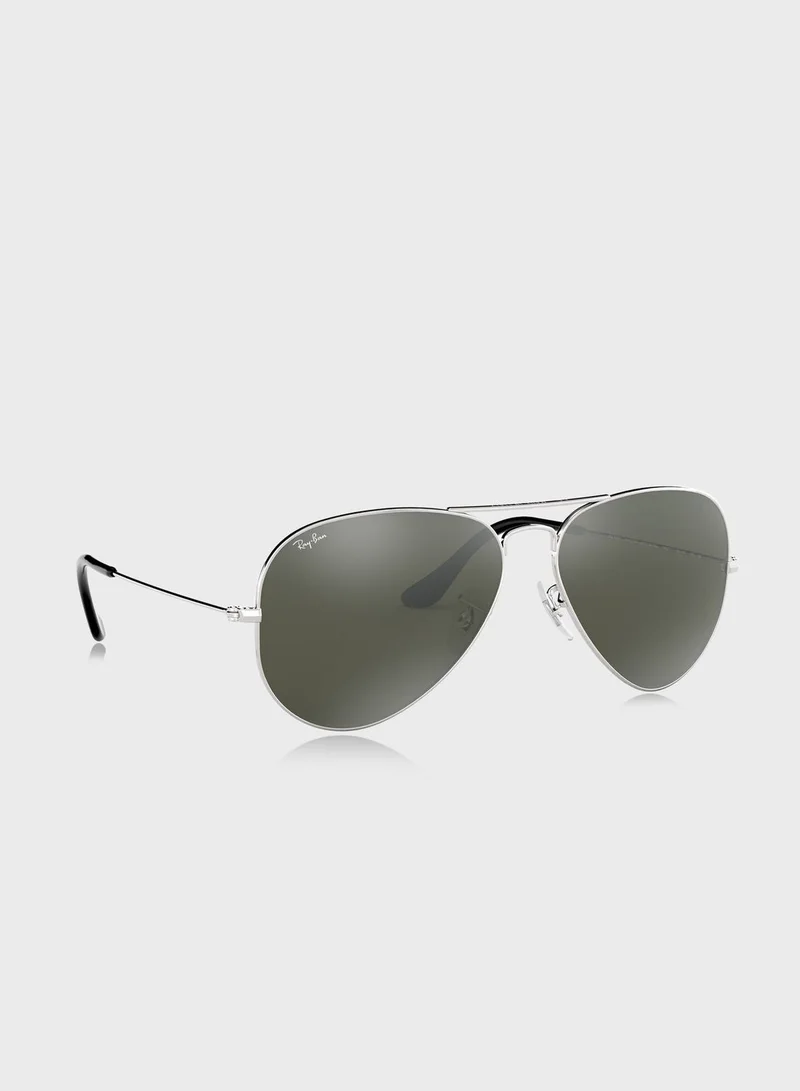 Ray-Ban  0Rb3025 Aviator Large Metal Sunglasses for Men | Best Price UAE