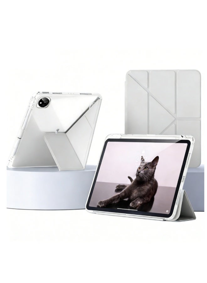 eGreen99 for Honor MagicPad 2 12.3 Inch Case Cover, Triple Fold Y-shaped Design, Multi Angle, Leather Tablet Cover, Automatic Wake-up/sleep,Grey - Image 1